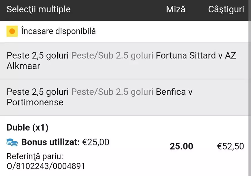 Biletul zilei din fotbal 19 decembrie. Pronosticuri pentru meciuri din Olanda și Portugalia
