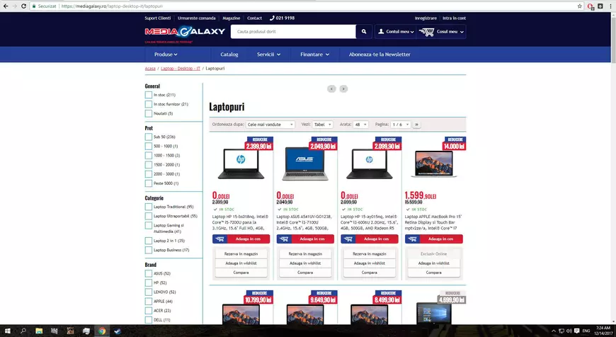 Altex și Media Galaxy au vândut iPhone X, MacBook Pro, console Play Station 4 și televizoare inteligente Philips cu zero lei