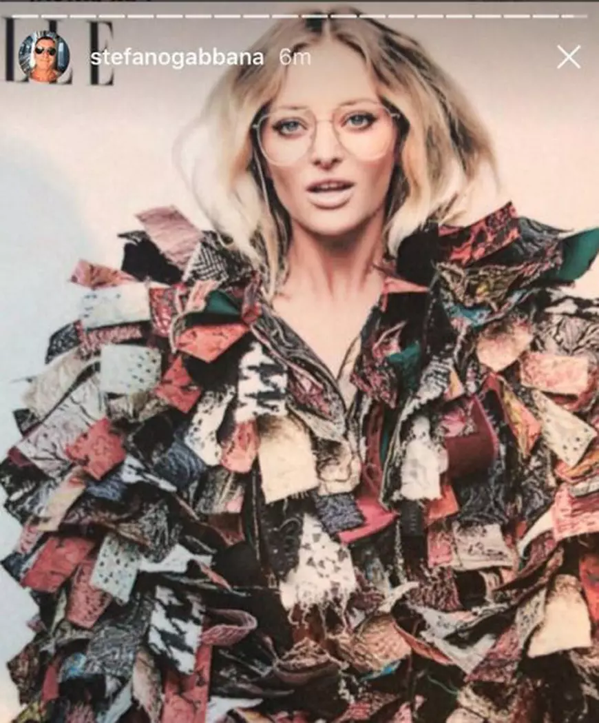 Jumătatea Dolce & Gabbana impresionat de Delia. 