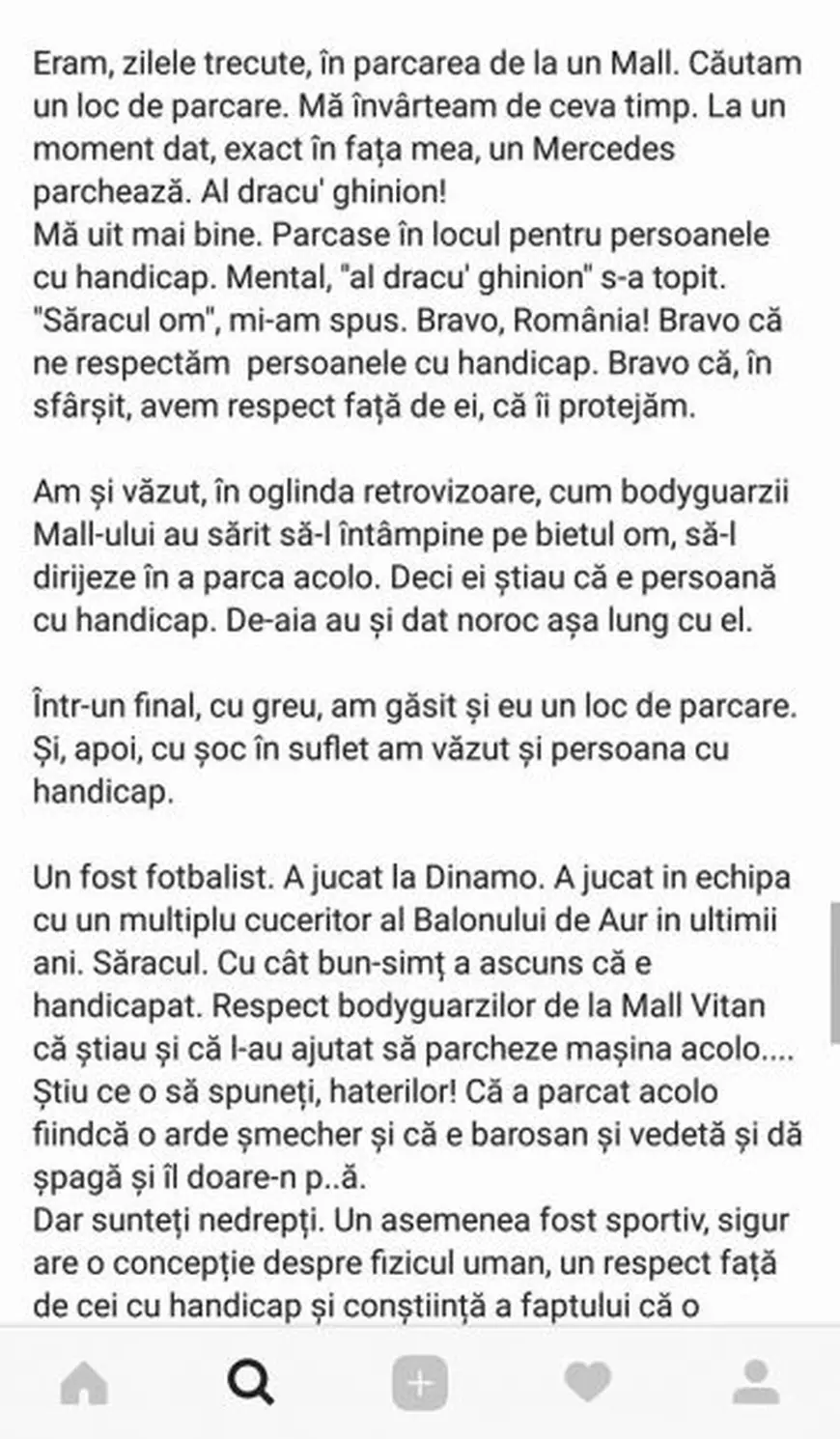 Marius Niculae, răspuns obraznic oferit lui Mihai Bendeac. Fostul fotbalist a insinuat că actorul este handicapat!