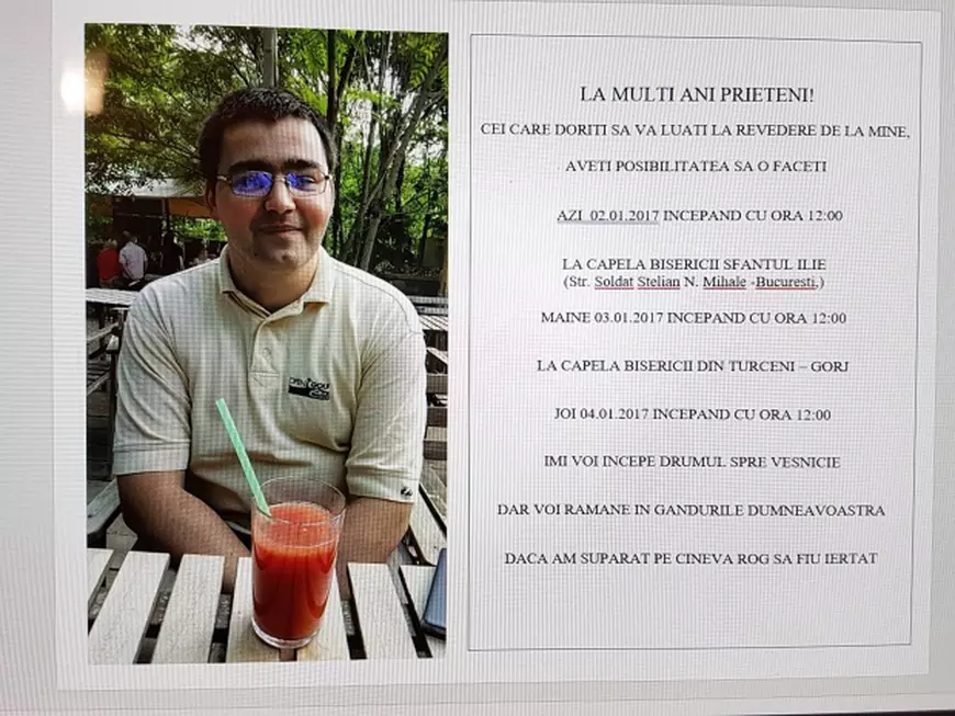Scriitorul Cosmin Dumitru Miuţe a murit la numai 32 de ani. Mesajul cutremurător care a apărut pe pagina lui