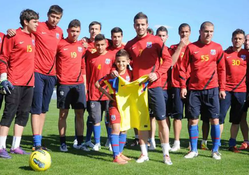Ciuculescu, primul din stânga, când era la Steaua