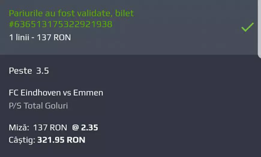 Cota zilei din fotbal 12 ianuarie 2018. Pont pentru FC Eindhoven - Emmen