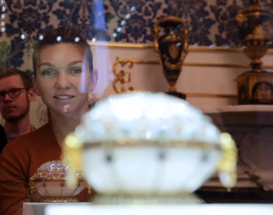 Ce face Irina Begu în timpul liber. Tenismena a vizitat muzeul Fabergé de la Sankt Petersburg | VIDEO
