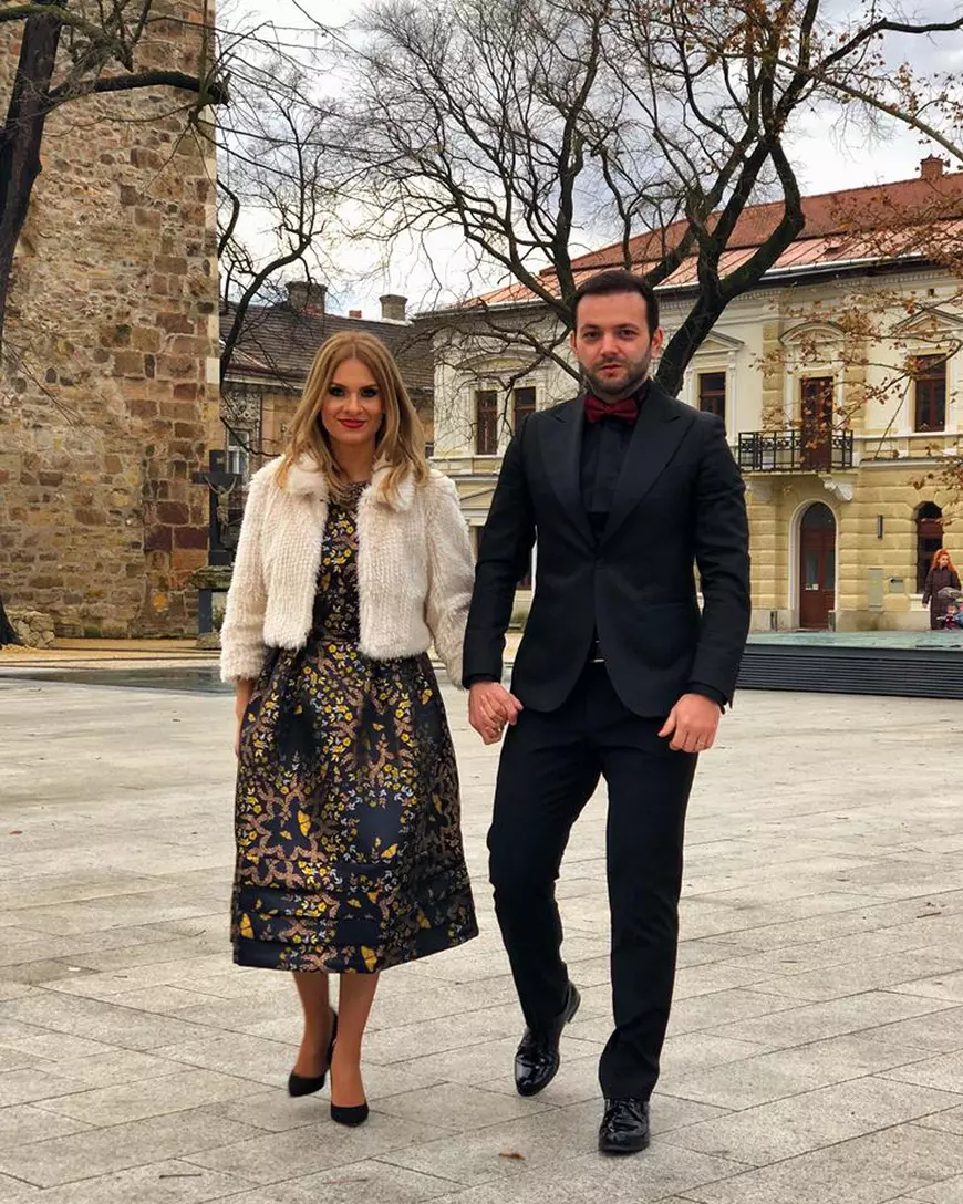 Mihai Morar, naș de botez a noua oară. Ce bine a arătat soția lui