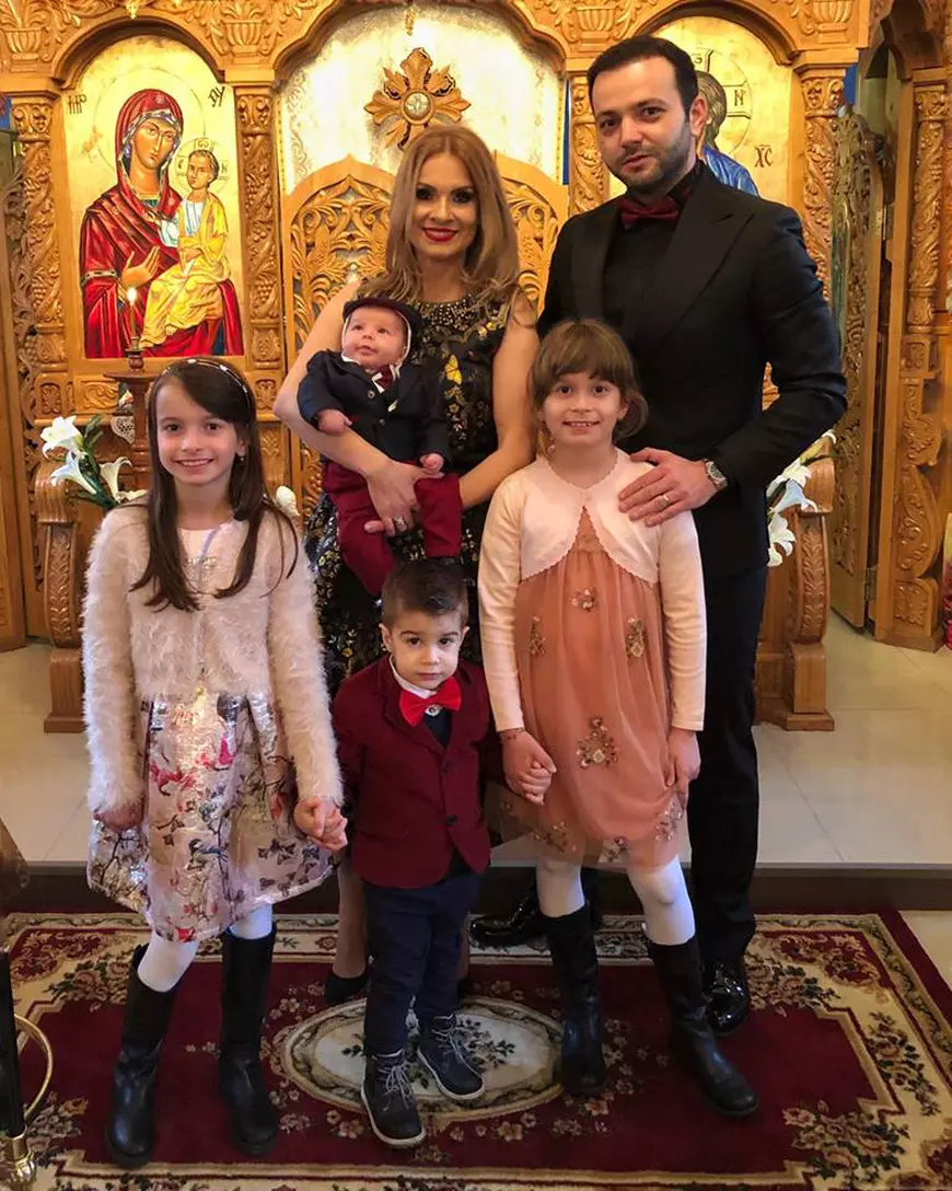 Mihai Morar, naș de botez a noua oară. Ce bine a arătat soția lui