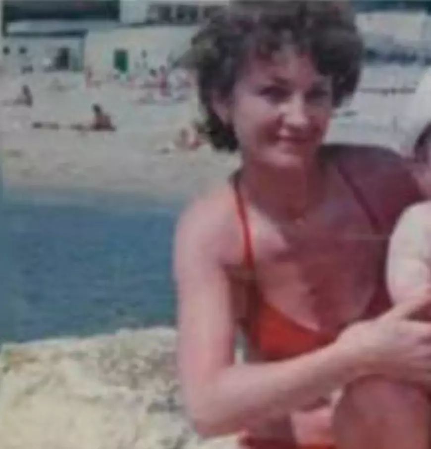 Una dintre rarele imagini cu Viorica, prima soție a lui Silviu Prigoană. A fost răpusă de o boală cumplită la 30 de ani