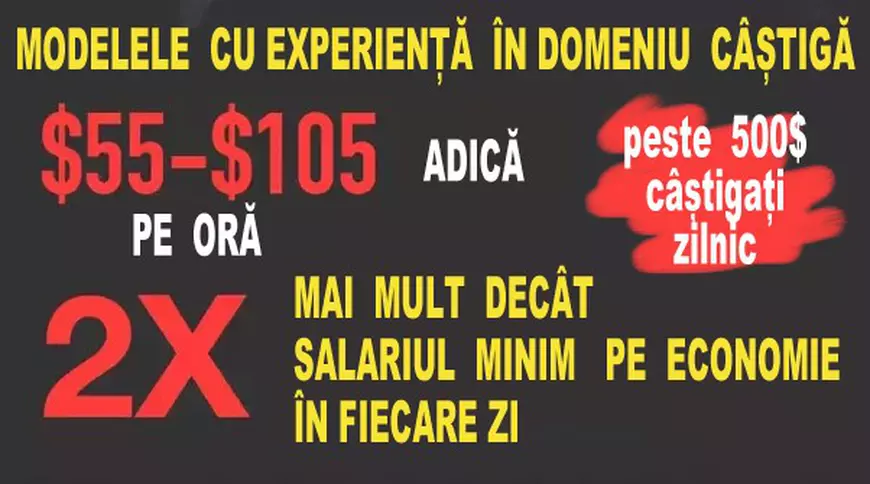 (P) INCREDIBIL. Câți bani se câștigă din videochat!