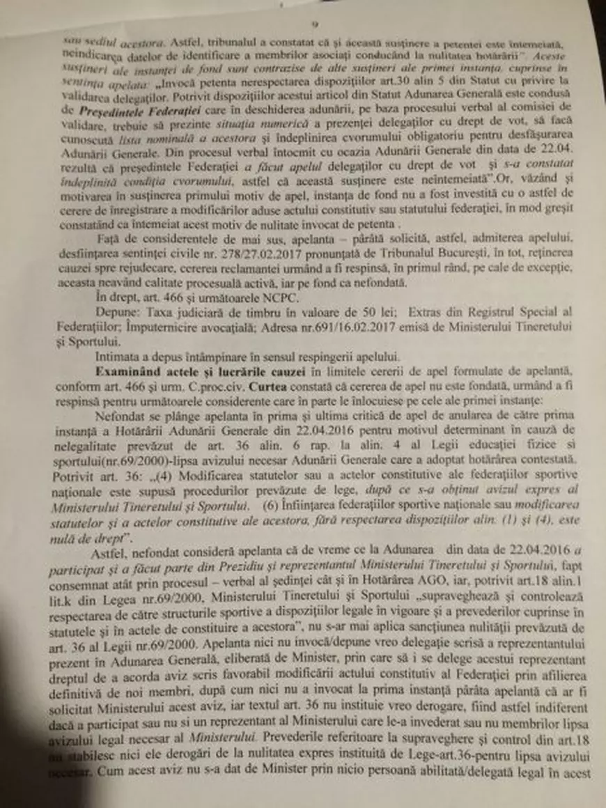 George Cosac, președintele FR Tenis, pierde procese pe bandă rulandă. ”Va fi revoluție în sportul românesc”