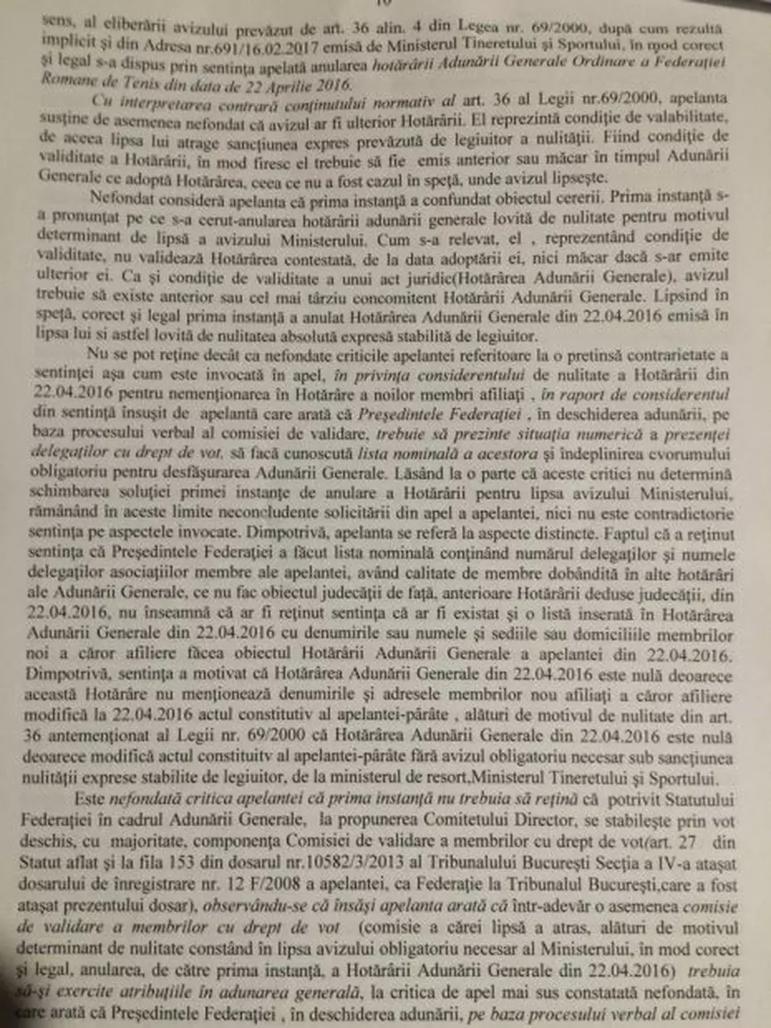 George Cosac, președintele FR Tenis, pierde procese pe bandă rulandă. ”Va fi revoluție în sportul românesc”