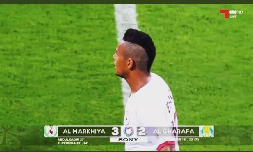 Brazilianul Eric, două goluri pentru Al Markhiya. A impresionat și cu frizura de apaș! A câștigat duelul cu olandezul Sneijder