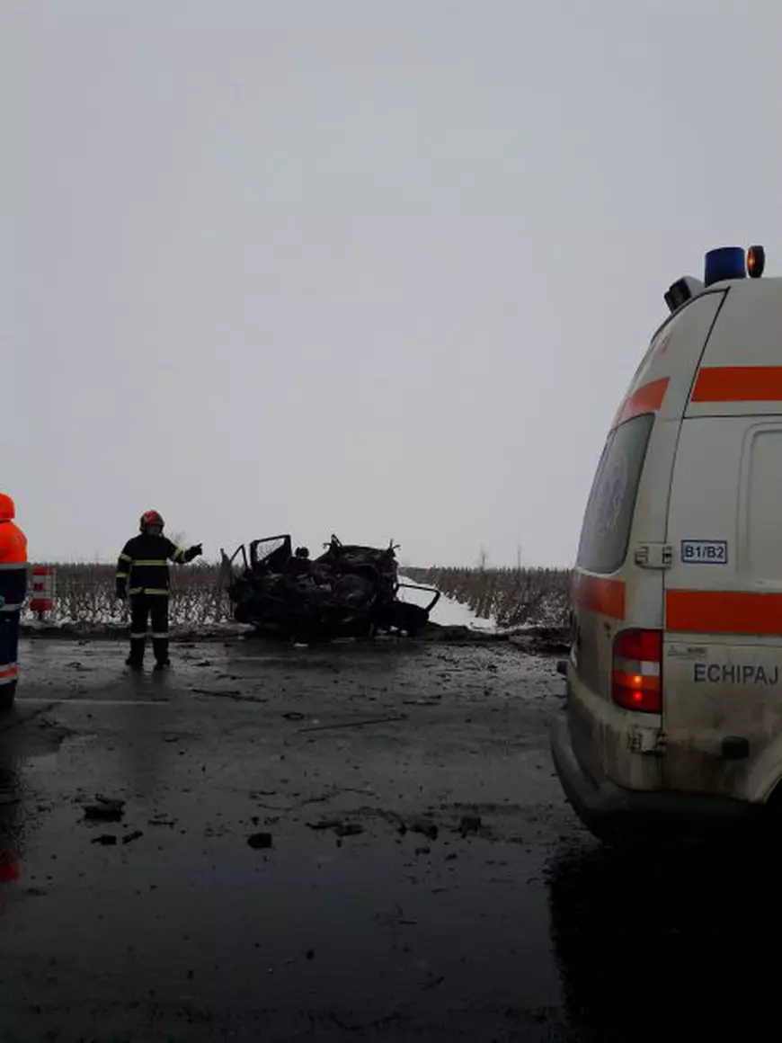 Accident în Dumbrăveni, Vrancea