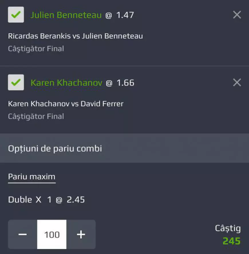 Biletul zilei din tenis, 06 februarie. Mizăm pe Julien Benneteau și Karen Khachanov