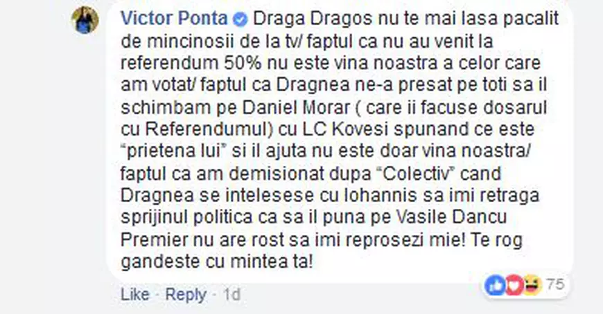 Victor Ponta, declarație șoc pe Facebook: Dragnea ne-a presat să o numim pe Kovesi la DNA; După Colectiv, s-a înțeles cu Iohannis să îl pună pe Dâncu premier