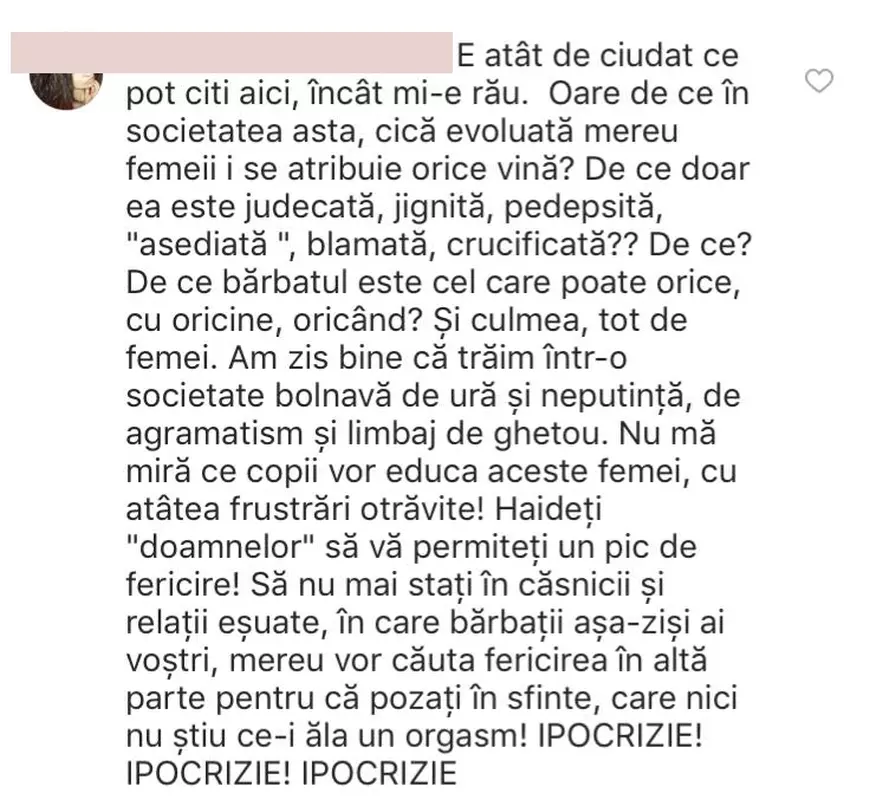 Ce i-a scris o tânără Claudiei Pavel după ce s-a aflat despre idila artistei cu Cătălin Cazacu. Cântăreața l-a dat imediat publicității