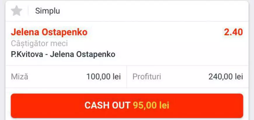 Cota zilei din Tenis – Petra Kvitova vs Jelena Ostapenko
