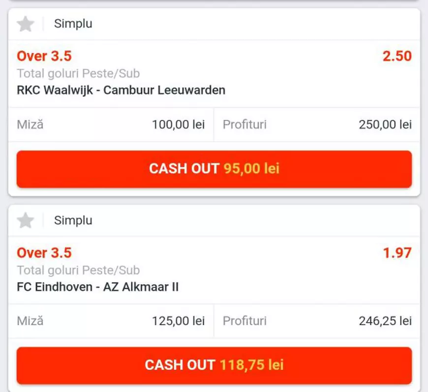 Cota zilei și avancronică pentru Waalwijk vs Cambuur și FC Eindhoven vs AZ Alkmaar II