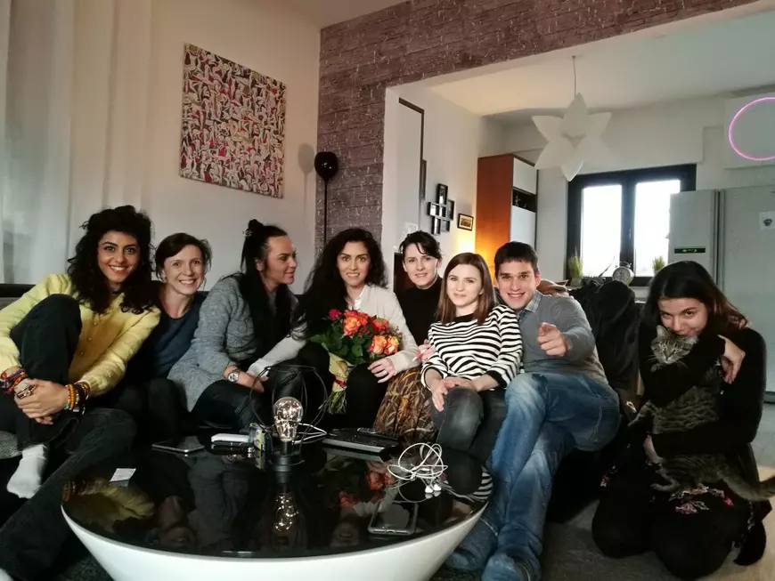 Doinița Oancea și-a sărbătorit ziua de naștere  pe platourile de filmare