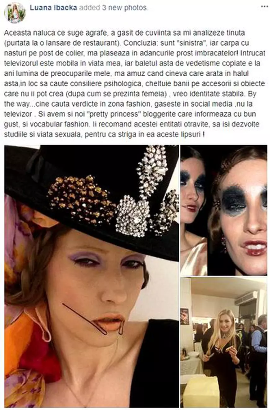 Scandal între Luana Ibacka și Iulia Albu. “Această nălucă ce suge agrafe…”