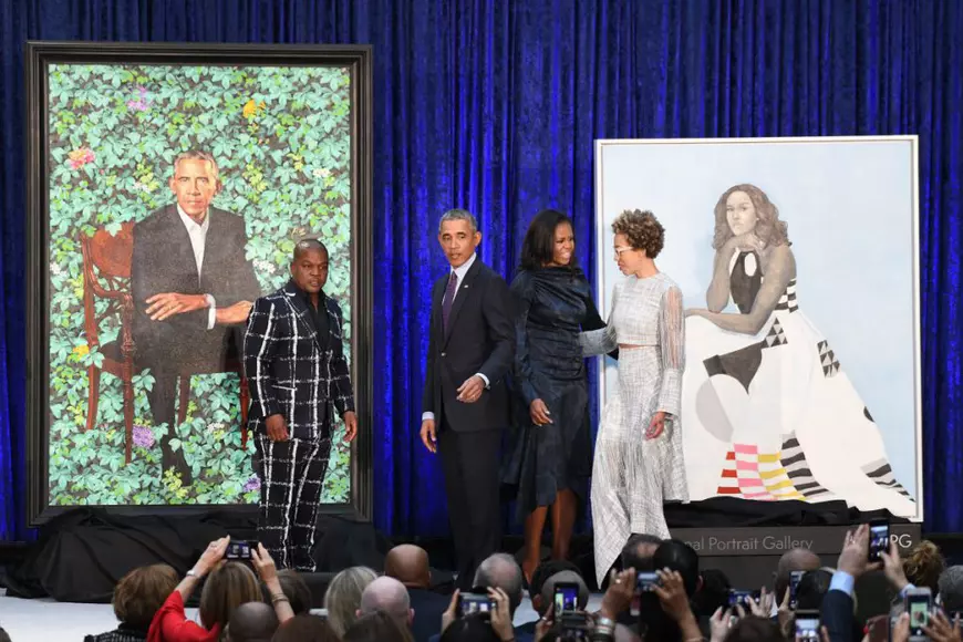 Cum arată portretele oficiale ale lui Barack și Michelle Obama
