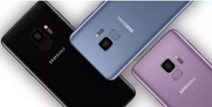 Samsung Galaxy S9 în mov, bleu, negru