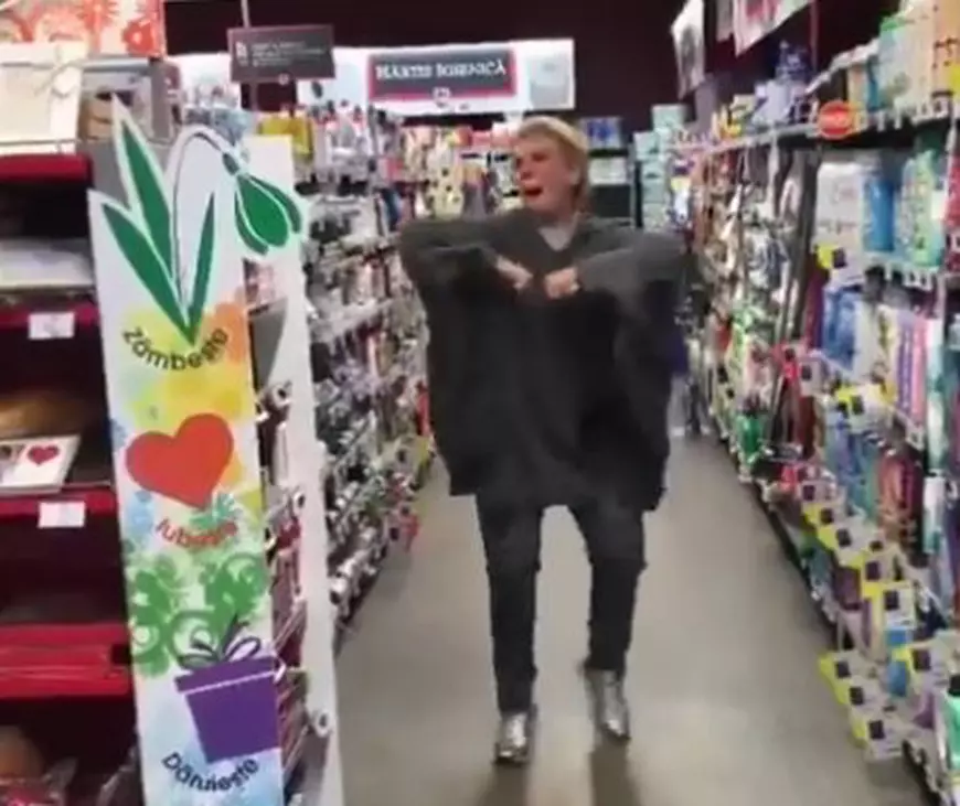Ce s-a apucat Teo Trandafir să facă într-un magazin. Nici paznicilor nu le-a venit să creadă că o văd așa | VIDEO