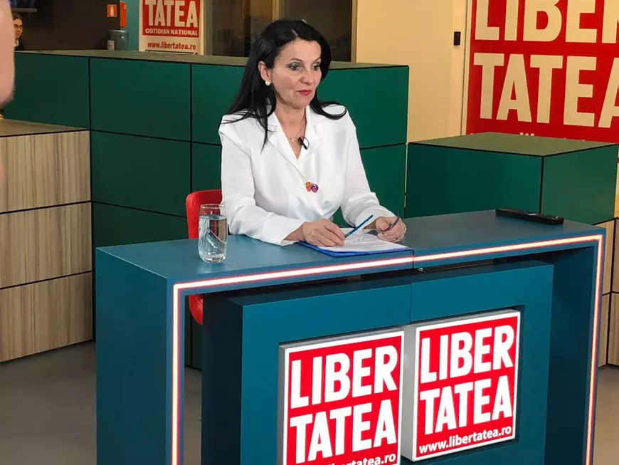 VIDEO/ Ministrul Sănătății, Sorina Pintea, la Interviurile Libertatea. "Aş da nota 6 sistemului medical din România"