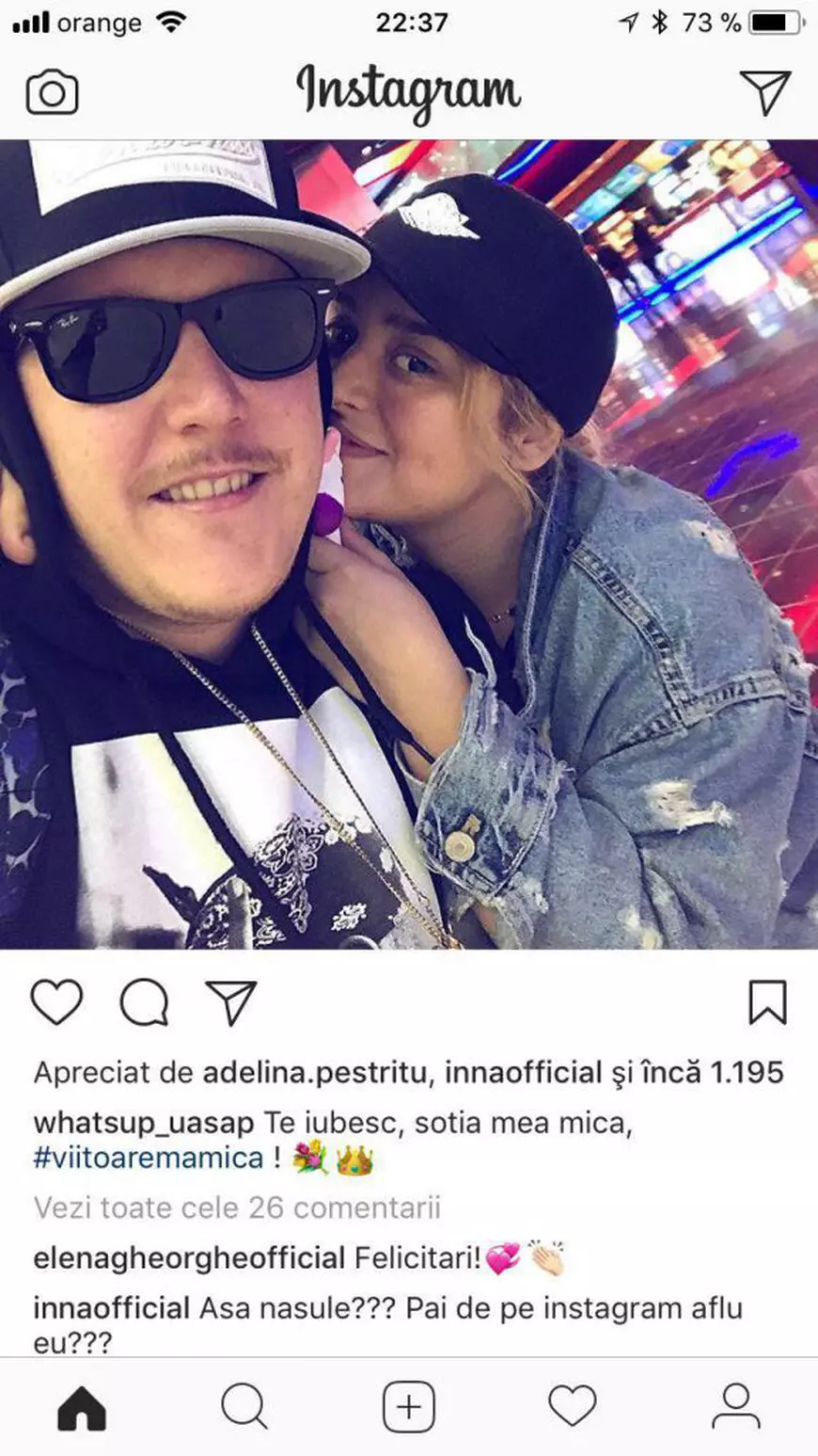 What’s Up va fi tată! Ce mesaj a postat pe Instagram