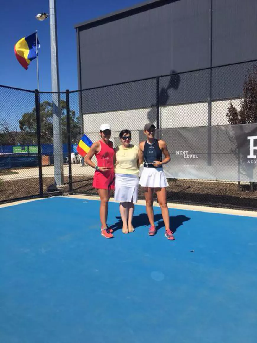 Irina Fetecău a câștigat titlul în proba de dublu la Canberra. Românii au dat năvală s-o încurajeze