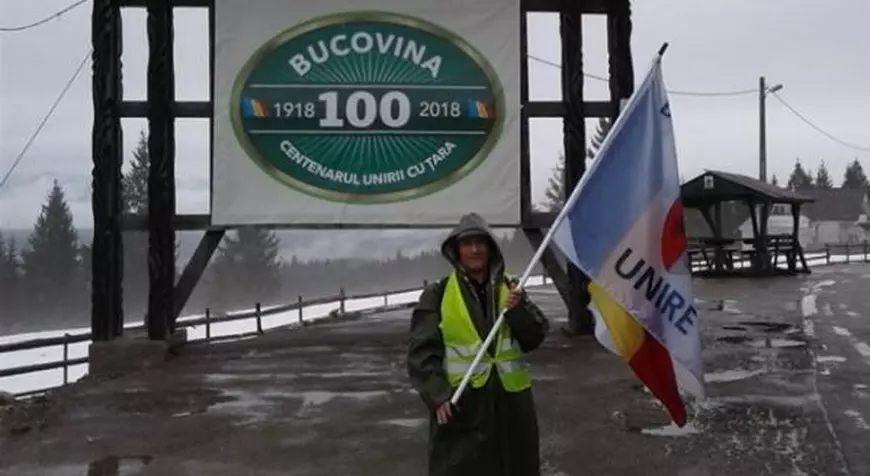 VIDEO. Grupul de unioniști orbi a plecat spre Chișinău pe viscol