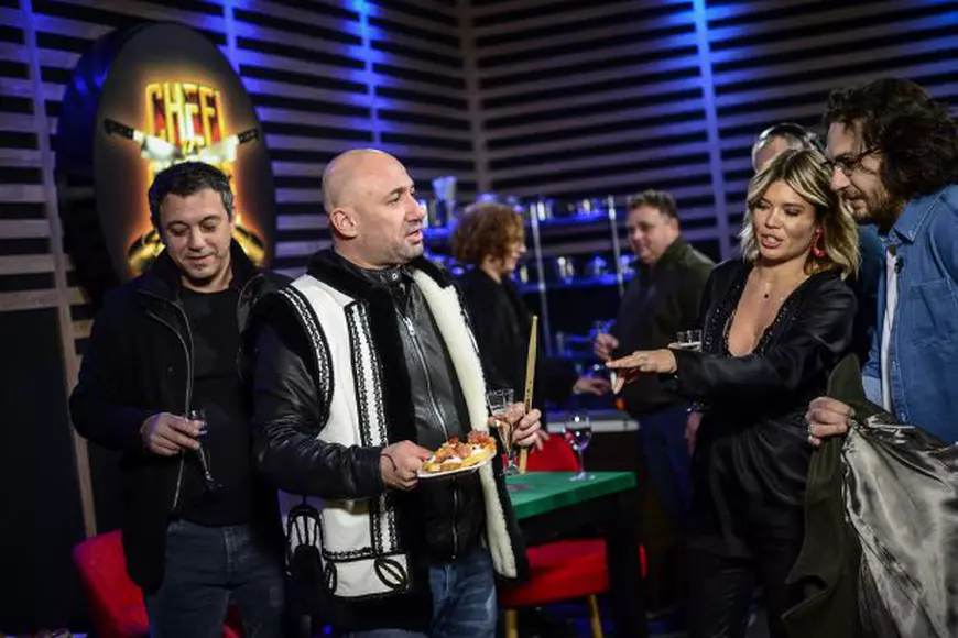 Ce mănâncă Gina Pistol la filmările ,,Chefi la cuțite”