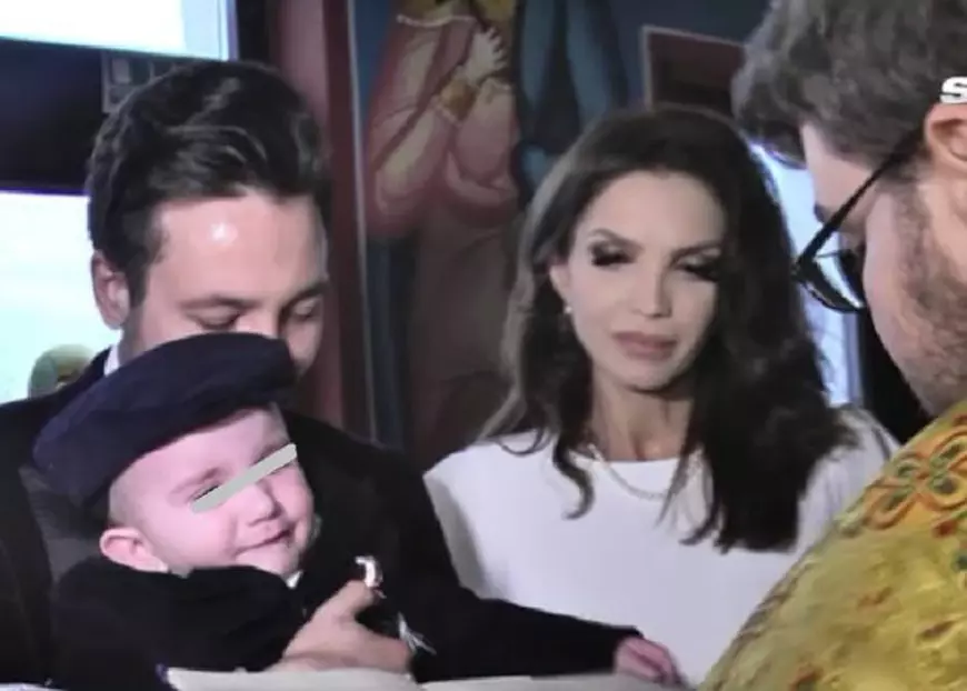 Cristina Spătar i-a botezat băiețelul Deliei Antal