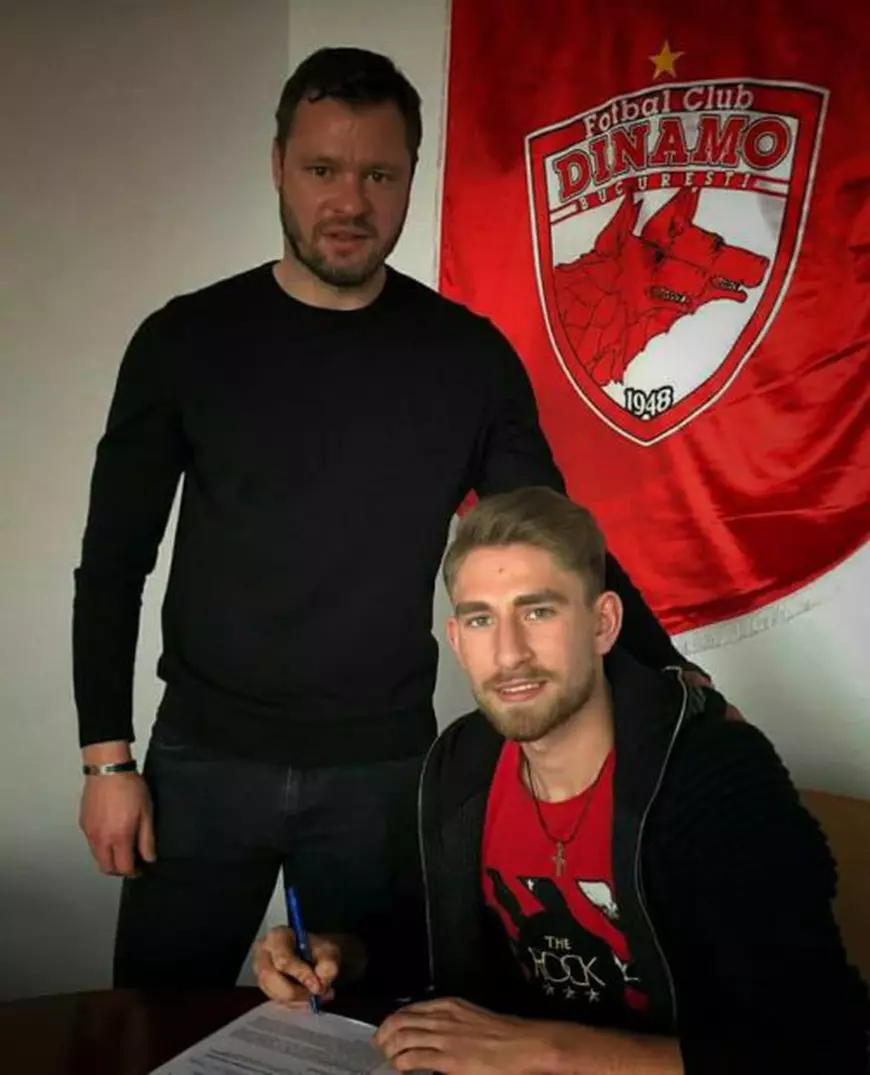 Fundașul central Marco Ehmann a semnat cu Dinamo. A lucrat cu Florin Bratu la naționala Under-18 a României