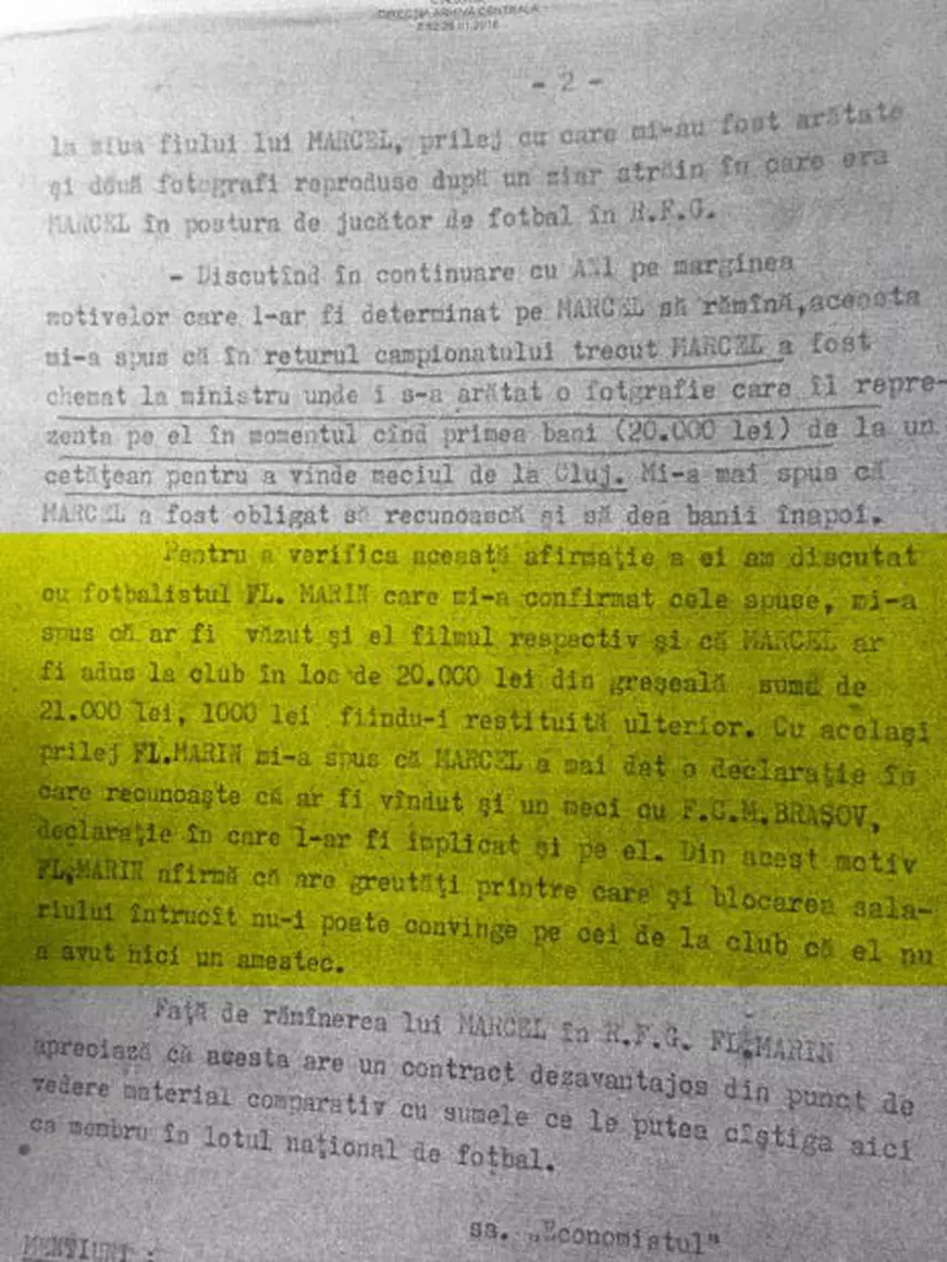Marcel Răducanu a fost ”turnat” la Securitate de Cornel Țălnar și de Florin Marin! Documente incredibile | FOTO