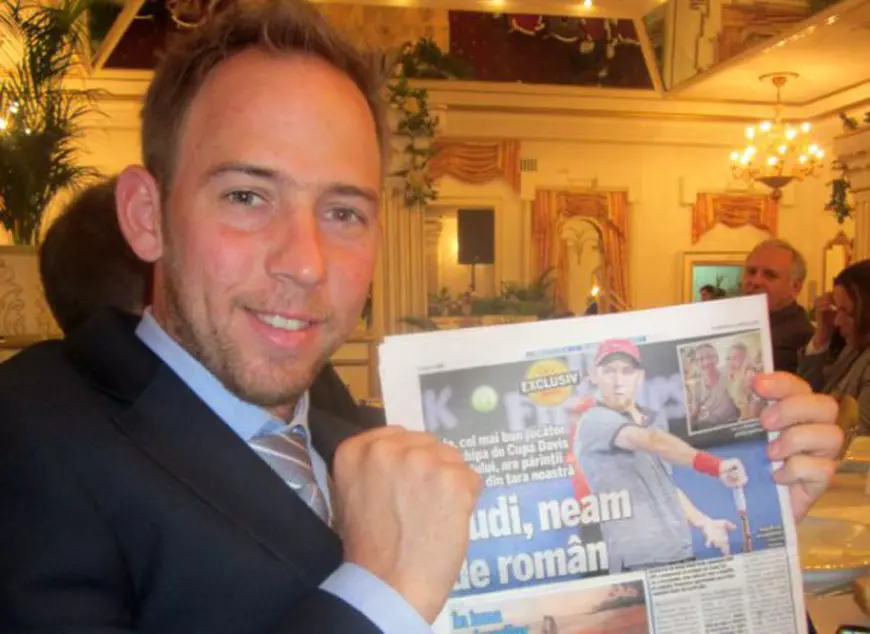 Jucătorul de tenis Dudi Sela s-a fotografiat cu fosta mare gimnastă Nadia Comăneci. Israelianul are părinți români