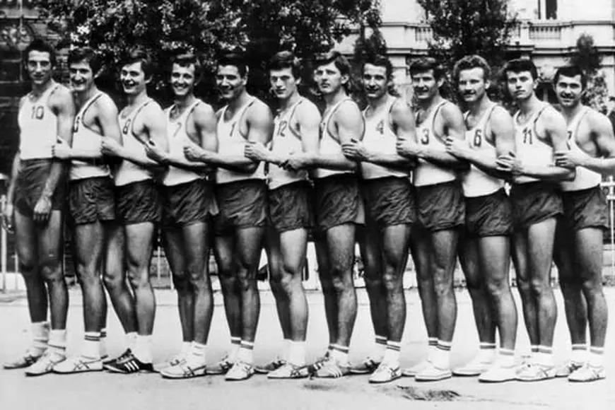 Naționala de volei a României, la Jocurile Olimpice din 1980. 