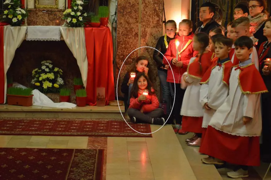 EXCLUSIV/Zoli de la Sistem a lecturat la Slujba de Înviere a credincioșilor catolici