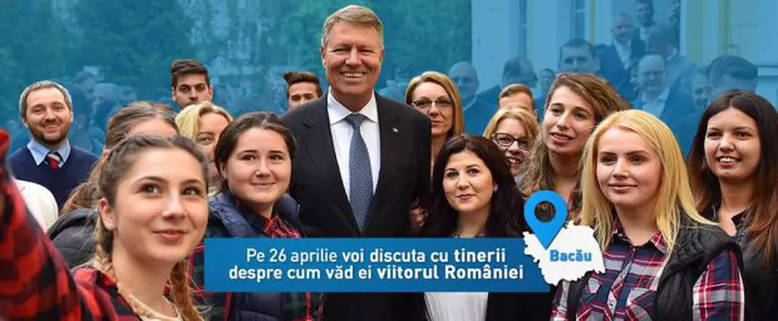 Klaus Iohannis merge joi la Bacău; Va vizita compania Aerostar SA și va discuta cu tinerii despre viitorul României