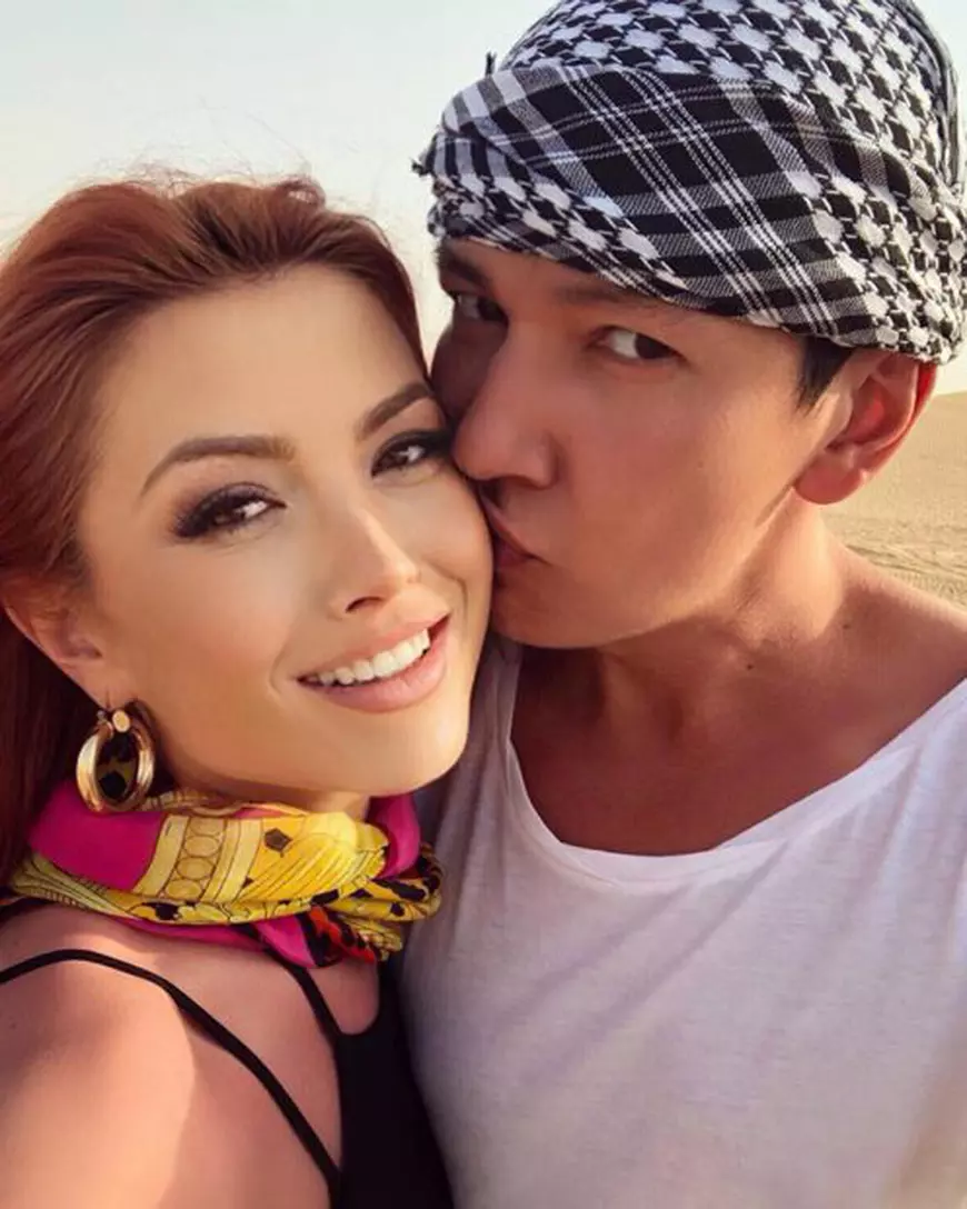 Elena Gheorghe și soțul ei