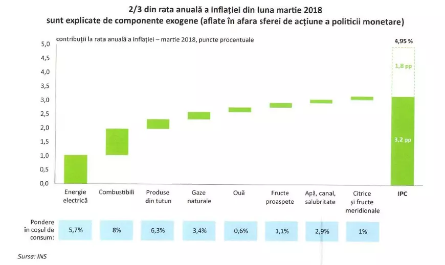 EXCLUSIV/ Ce pondere au avut prețurile de la energie, gaze și ouă în scumpirile de lunile trecute. Adrian Vasilescu: Dezinflația a început, nu mai este inflație