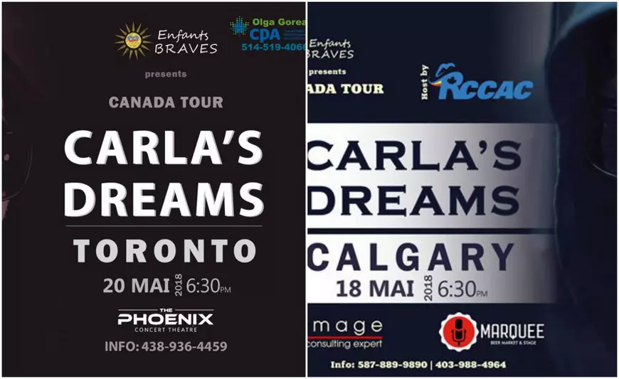 EXCLUSIV/ Carla’s Dreams primul turneu peste ocean. Vor cânta în Canada!