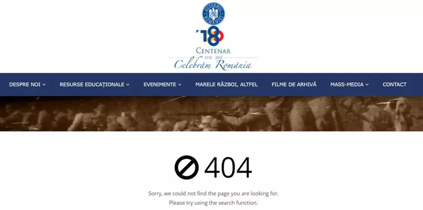 Centenar “fantomă” pe internet. Statul a uitat de site-ul dedicat Marii Uniri