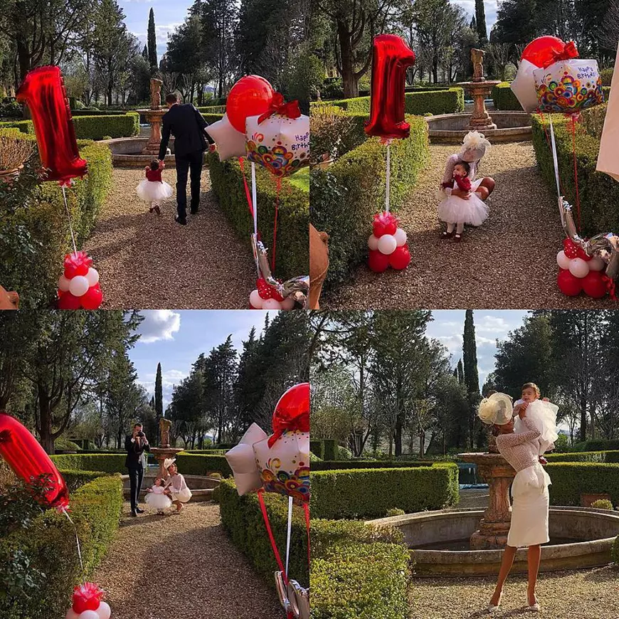 Mădălina Ghenea și-a aniversat fetița. Imagini rare cu micuța și Matei Stratan