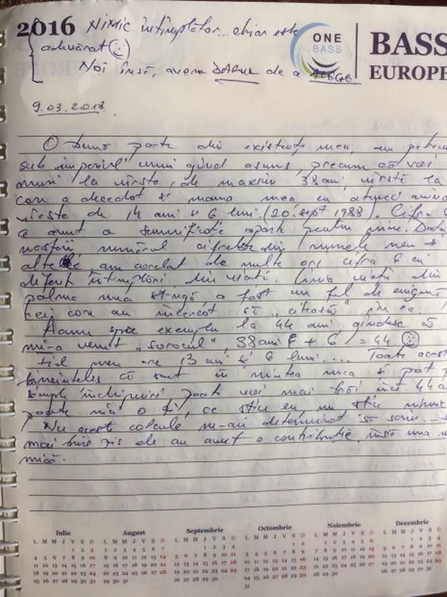 FOTO/Jurnalul criminalului din Brașov: „Un fel de testament” în care scria din 2014 despre nebunie, bani și ființe de lumină