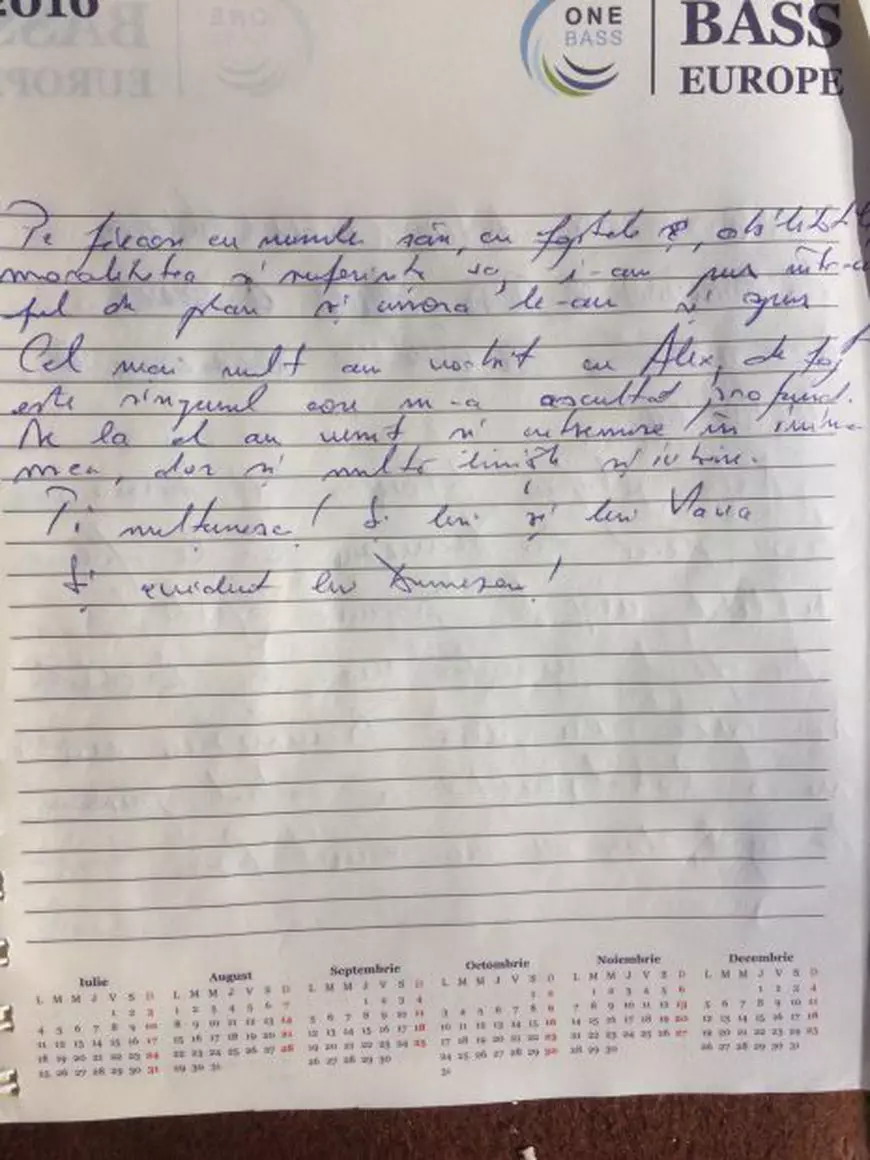 FOTO/Jurnalul criminalului din Brașov: „Un fel de testament” în care scria din 2014 despre nebunie, bani și ființe de lumină