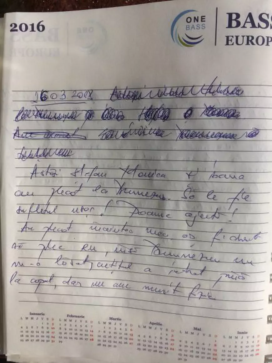 FOTO/Jurnalul criminalului din Brașov: „Un fel de testament” în care scria din 2014 despre nebunie, bani și ființe de lumină