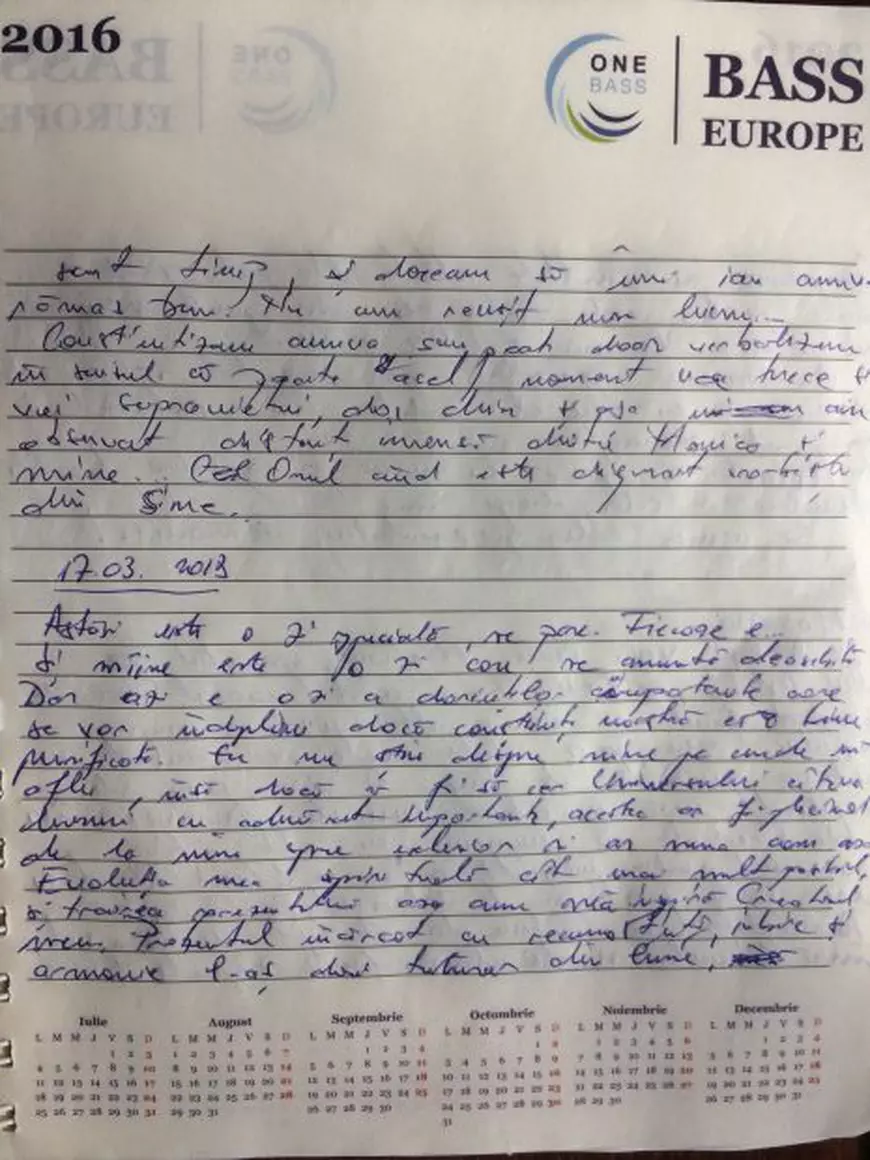 FOTO/Jurnalul criminalului din Brașov: „Un fel de testament” în care scria din 2014 despre nebunie, bani și ființe de lumină