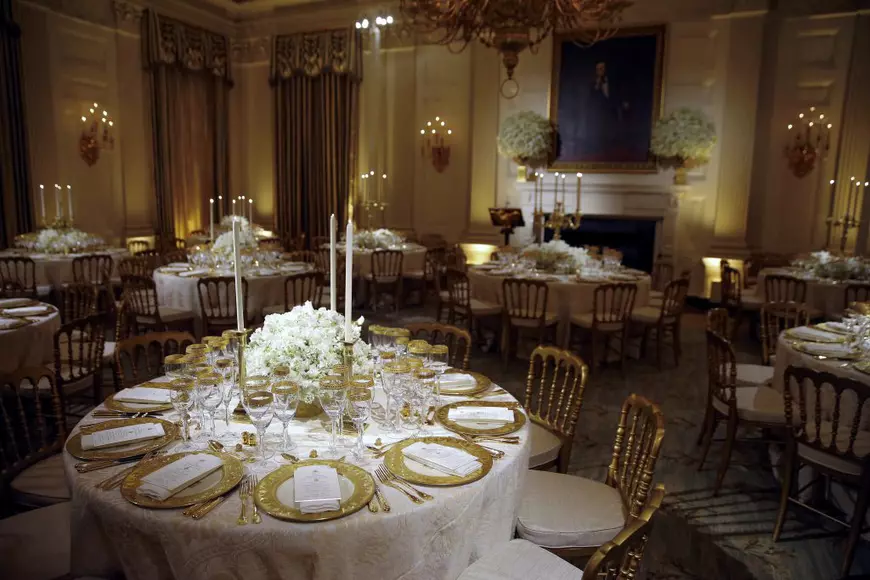 Meniul de la prima cină de stat găzduită de Melania Trump