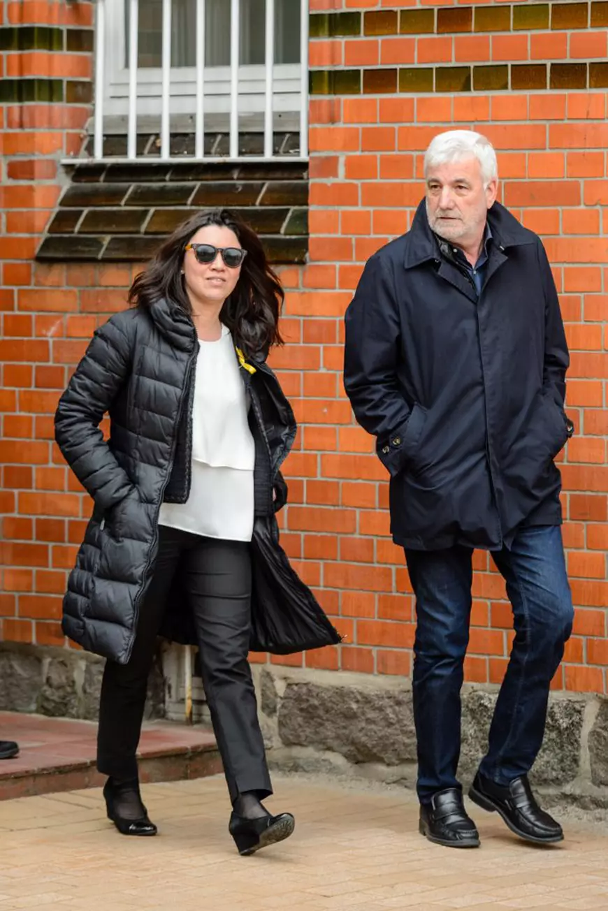 Marcela Topor și-a vizitat soțul, pe Charles Puigdemont, în închisoare. Marcela Topor la ieșirea din închisoare