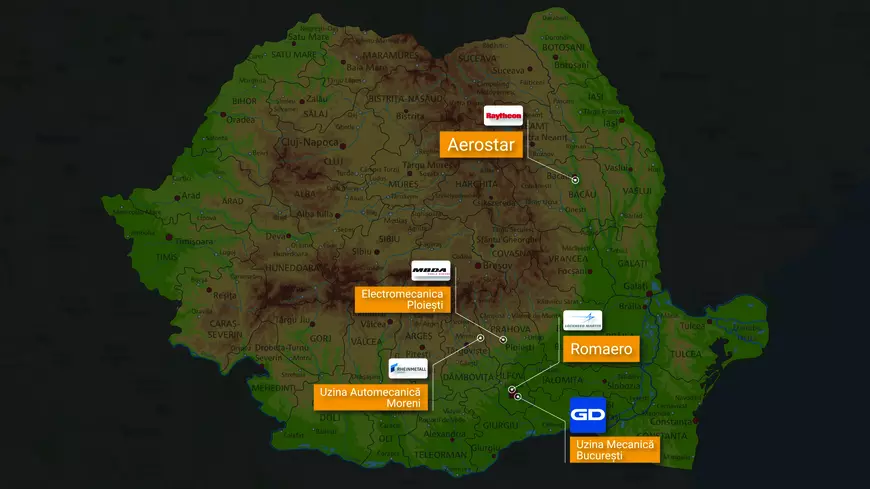 INFOGRAFIE | Resuscitarea industriei românești de apărare. Investiții masive anunțate în fabrici aflate în paragină